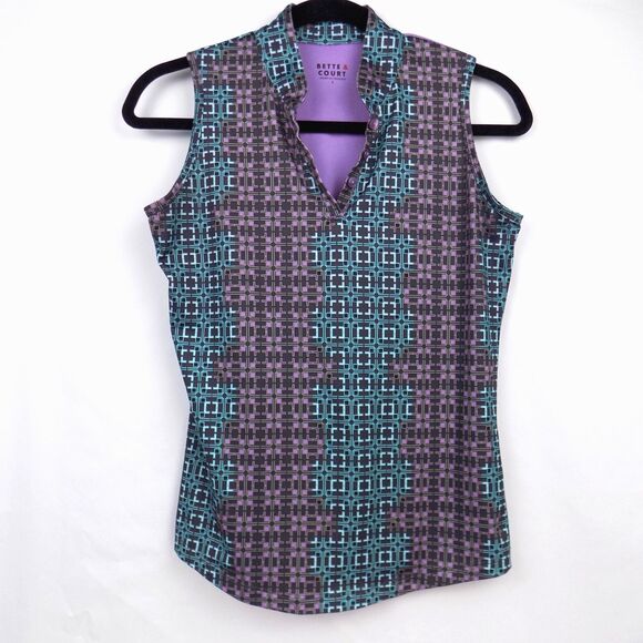 Bette Court Golf Shirt Womens Small Active Athleisure Sporty (BUNDLE PRICE $5) - Picture 1 of 4
